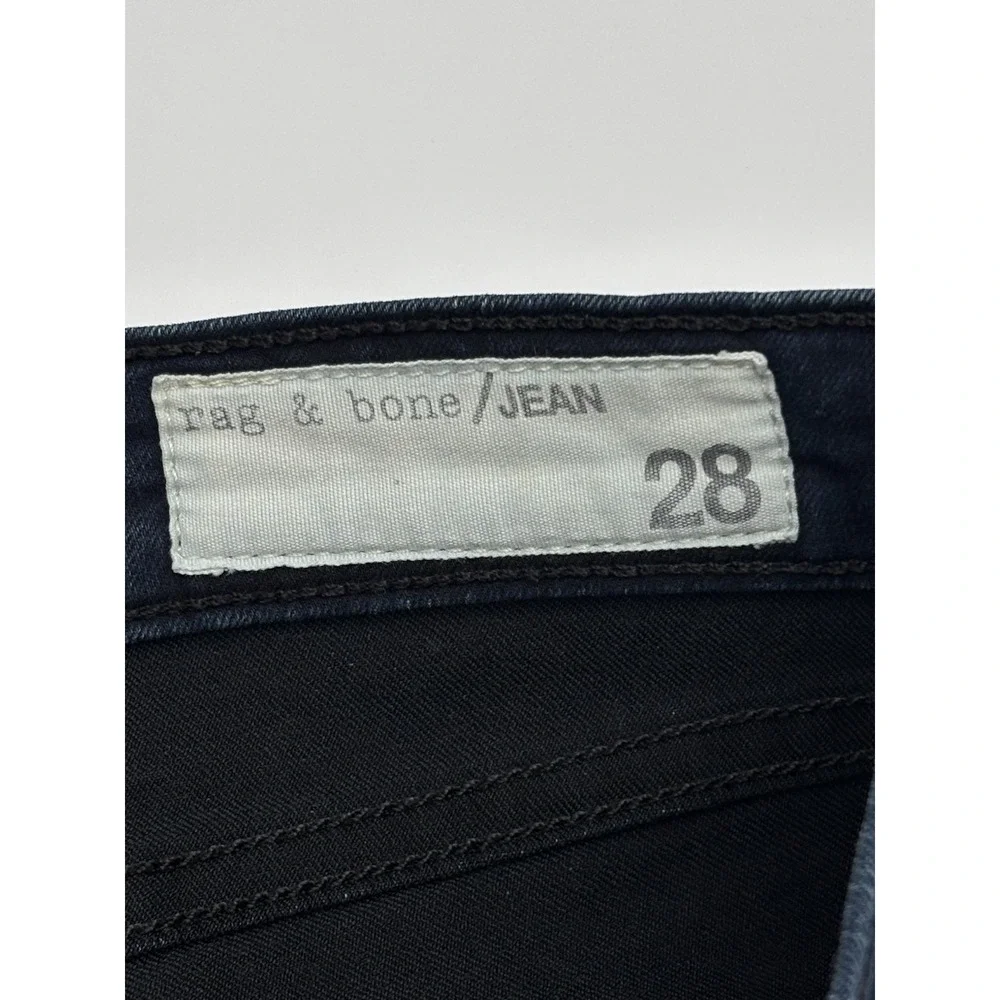 Rag & Bone Legging Skinny Jeans Womens 28 Dark Wash Stretch Denim USA Made